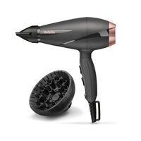 BaByliss Smooth Pro 2100 - AC - 29,4 m/s - 106 m³/h - Nero - Oro rosa - Monocromatico - Gancio per a