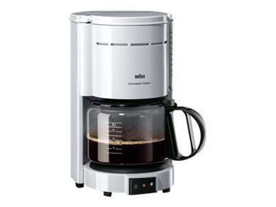 Braun KF 47/1 WH - Macchina da caffè con filtro - Caffè macinato - 1000 W - Bianco