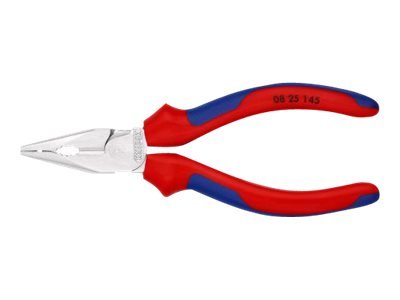 KNIPEX 08 25 145 - Pinze a becco lungo - Acciaio - Plastica - Blu/Rosso - 14,5 cm - 145 g