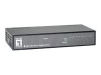 LevelOne GEU-0822 - Switch - 8 x 10/100/1000 - Interruttore - 1 Gbps