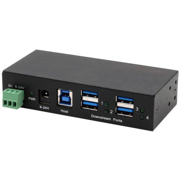 Exsys EX-11244HMS - USB 3.2 Gen 1 (3.1 Gen 1) Type-B - USB 3.2 Gen 1 (3.1 Gen 1) Type-A - 5000 Mbit/