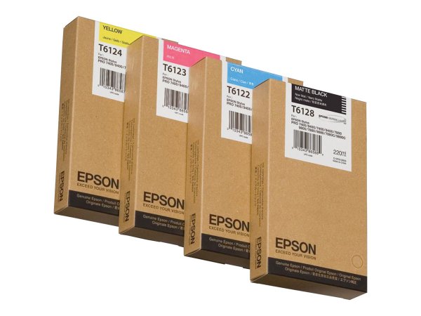 Epson Tanica Giallo - Inchiostro a base di pigmento - 220 ml - 1 pz