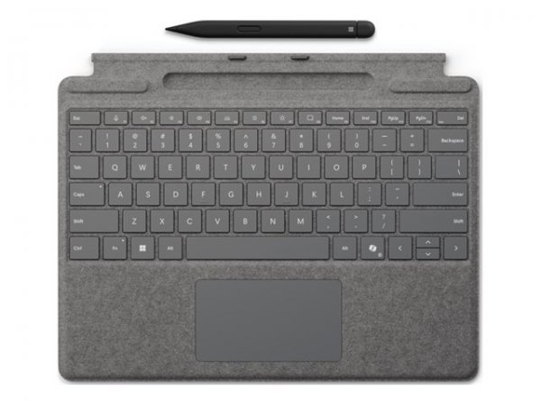 Microsoft Surface Pro Keyboard - Tastatur - mit Trackpad Beschleunigungsmesser Slim - Touchpen - QWE