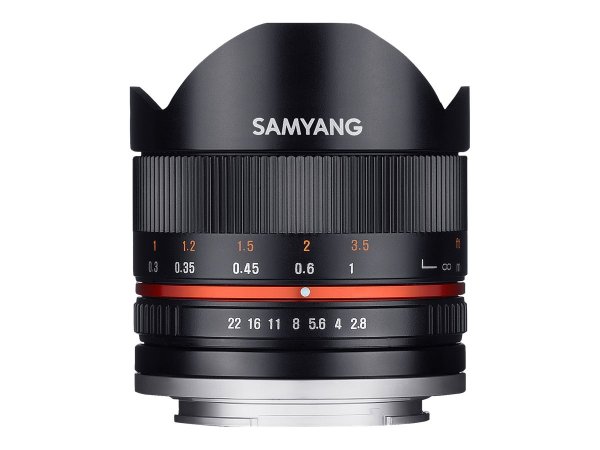 Samyang 8mm F2.8 UMC Fish-eye II - Obiettivo fish-eye ampio - 11/8 - Fujifilm X