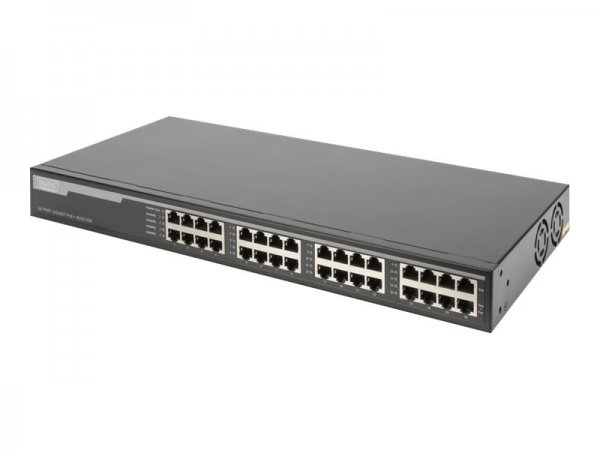 DIGITUS Iniettore 16 porte Gigabit PoE+ - Gigabit Ethernet (10/100/1000) - Full duplex - Supporto Po