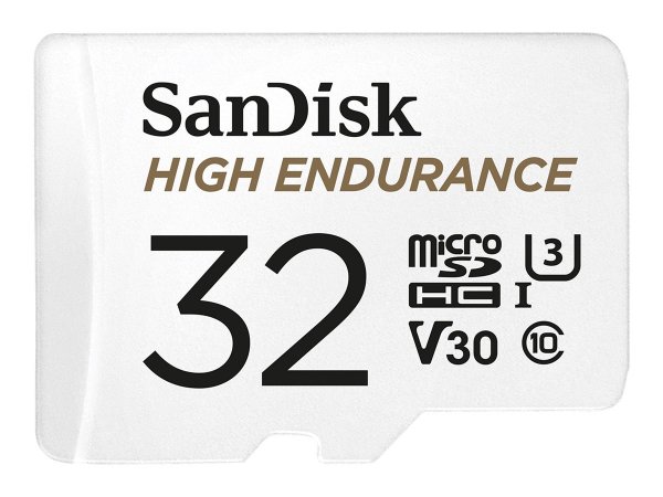 SanDisk High Endurance - 32 GB - MicroSDHC - Classe 10 - UHS-I - 100 MB/s - 40 MB/s