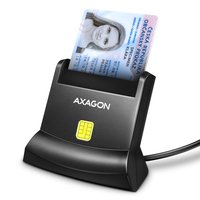 AXAGON CRE-SM4N USB Smart Card Stand - Card-Reader