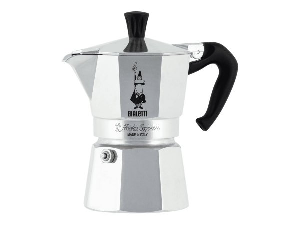 Bialetti Moka Express - Mokka-Kanne - 0,06 l - Aluminium - Schwarz - Aluminium - 1 Tassen - Moka Exp