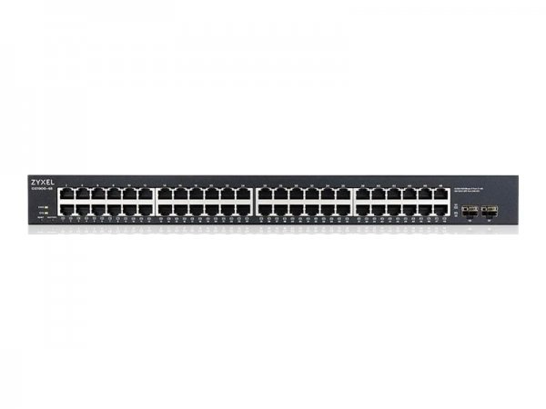 ZyXEL GS1900-48 - Switch - Smart - 48 x 10/100/1000+ 2 Gigabit SFP - - 1 - - 1 - Interruttore - 1 Gb