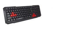 ESPERANZA Keyboard membrane nza ASPIS EGK102R USB 2.0 black color red - Tastatur