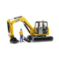 Bruder Cat Mini Excavator with worker - Modellino di scavatore - Plastica