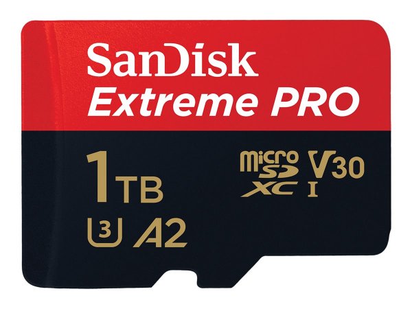 SanDisk Extreme PRO - 1000 GB - MicroSDXC - Classe 10 - UHS-I - 200 MB/s - 140 MB/s