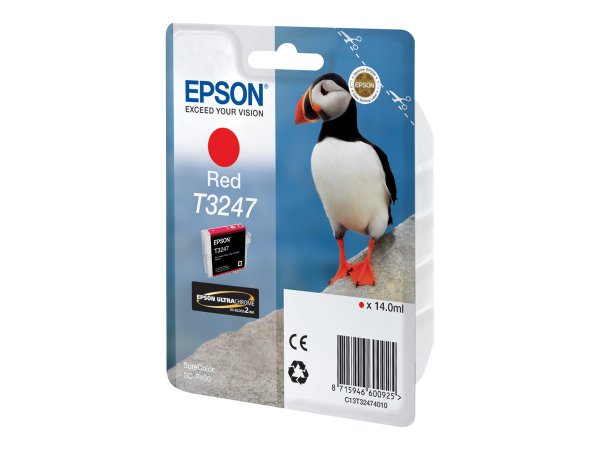 Epson T3247 Red - Inchiostro a base di pigmento - 14 ml - 980 pagine - 1 pz