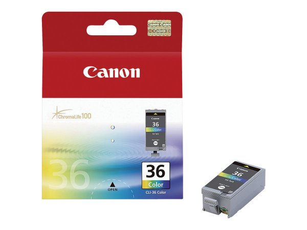 Canon CLI-36 Color - Colour (cyan, magenta, yellow, black)