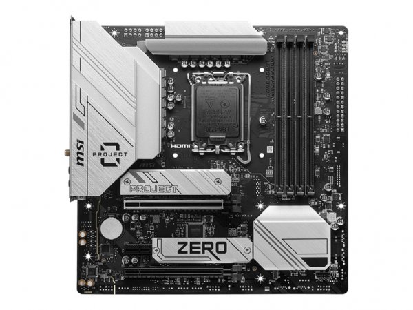 MSI B760M PROJECT ZERO B760 S1700 mATX DDR5