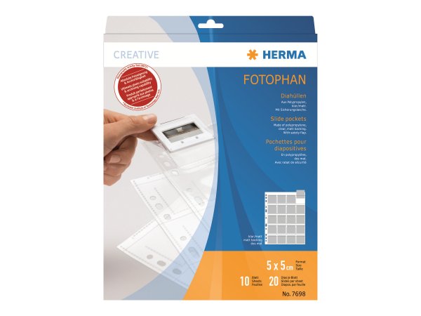 HERMA 7698 - Trasparente - Polipropilene (PP) - 50 x 50 mm