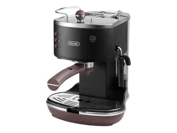 De Longhi Icona Vintage ECOV 311.BK - Kaffeemaschine mit Cappuccinatore