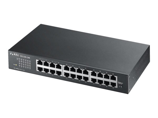 ZyXEL GS1100-24E - Non gestito - Gigabit Ethernet (10/100/1000) - Montaggio rack - Montabile a paret