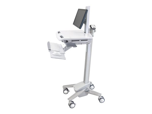 Ergotron StyleView Cart - Carrello multimediale - Bianco - Computer portatile - 16 kg - 61 cm (24")