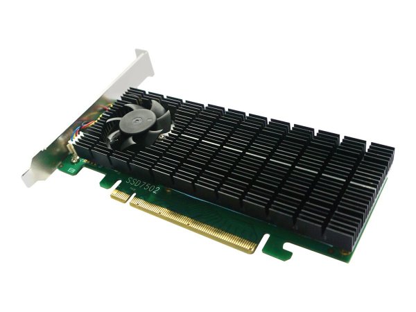 HighPoint SSD7502 - M.2 - PCI Express x16 - 3.0 - 4.0 - 0 - 1 - 14 Gbit/s - Low Profile MD2 Card