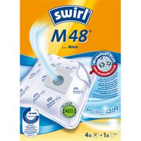 Swirl M 48 - Sacchetto per la polvere - Bianco - Scatola - 4 pz - 1 pz