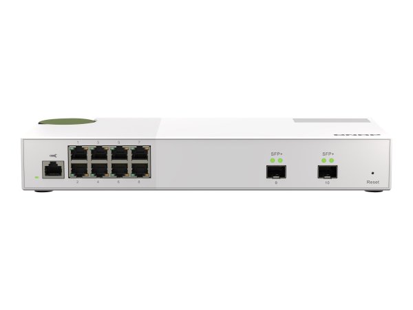 QNAP QSW-M2108-2S - Switch - managed - 2 x 10 Gigabit SFP+ + 8 x 2.5GBase-T