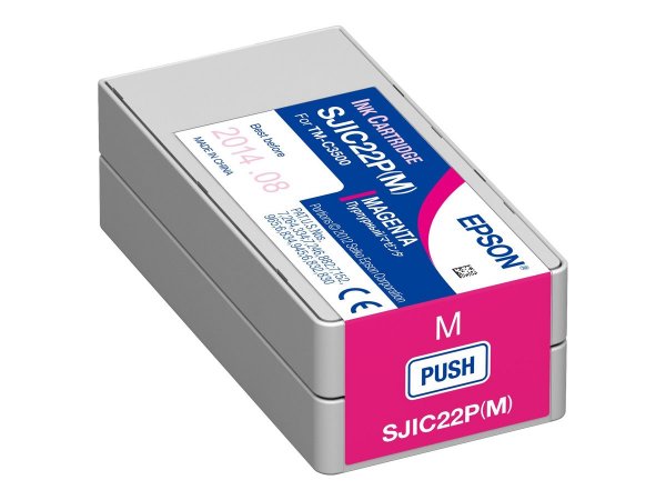 Epson SJIC22P(M): Ink cartridge for ColorWorks C3500 (Magenta) - Inchiostro a base di pigmento - 1 p