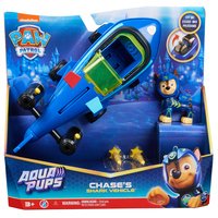 Spin Master Paw Patrol Aqua Pups - basic vehicle in shark design with chase puppy