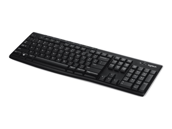 Logitech Wireless Keyboard K270 - Full-size (100%) - Wireless - RF Wireless - AZERTY - Nero