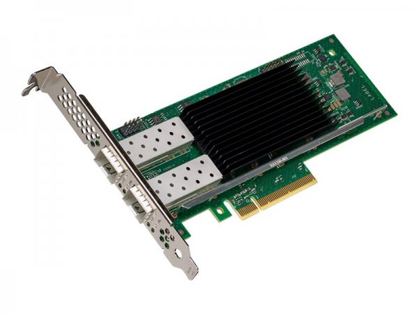 Intel E810-XXVDA2 - Interno - Cablato - PCI Express - Fibra - Nero - Verde - Argento