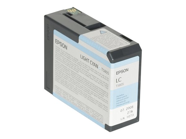 Epson Tanica Ciano-chiaro - Ciano chiaro - Inchiostro a base di pigmento - 80 ml - 1 pz - Confezione