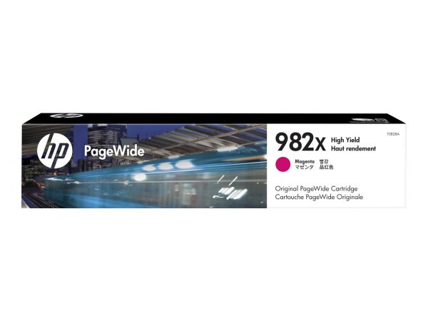 HP Cartuccia magenta originale ad alta capacità PageWide 982X - Resa elevata (XL) - Inchiostro a bas