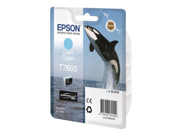 Epson Ciano chiaro T7605 - Inchiostro a base di pigmento - 25,9 ml - 1 pz