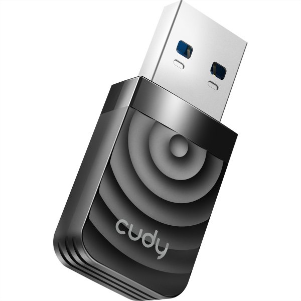 CUDY WU1300S - Wireless - USB - WLAN - Wi-Fi 5 (802.11ac) - 867 Mbit/s - Nero