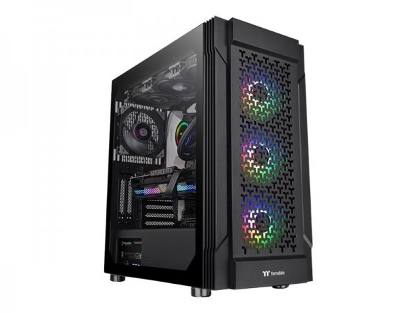 Thermaltake Versa T27 TG ARGB - Midi Tower - PC - Nero - ATX - EATX - micro ATX - Mini-ITX - SPCC -