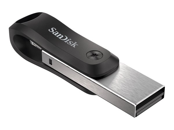 SanDisk SDIX60N-128G-GN6NE - 128 GB - 3.2 Gen 1 (3.1 Gen 1) - Girevole - Grigio - Argento