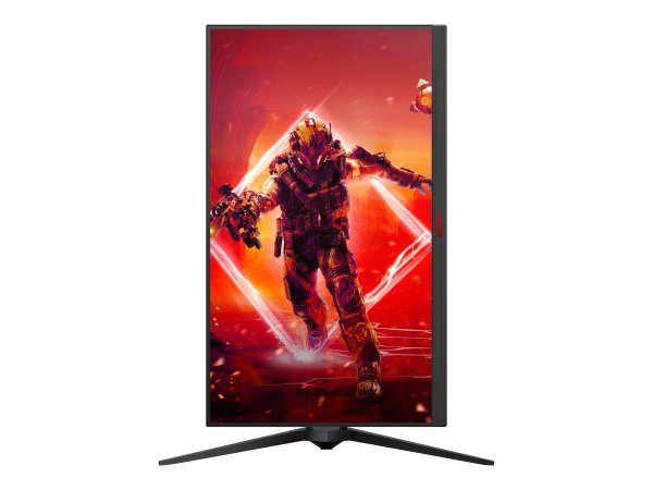 AOC AGON AG275QXN - 68,6 cm (27") - 2560 x 1440 Pixel - Quad HD - 1 ms - Nero - Rosso