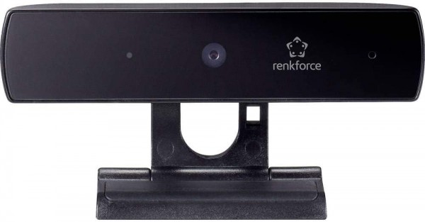 Renkforce RF-WC1080P1 Webcam Full HD 1920 x 1080 Pixel Morsetto di supporto