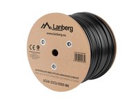 Lanberg LCU6-21CU-0305-BK - 305 m - Cat6 - U/UTP (UTP)