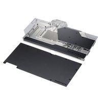 Phanteks Glacier RTX 3090Ti GPU Water Block Asus D-RGB - Backplate schwarz