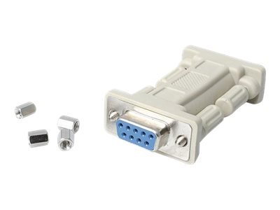 StarTech.com Adattatore null modem seriale DB9 RS-232 - F/F - DB-9 - DB-9 - Bianco