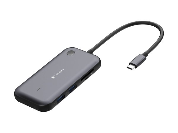 Verbatim USB-C-Wireless-Display-Adapter 1080P mit Hub WDA-01