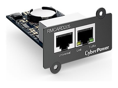 CyberPower Systems CyberPower RMCARD205 - Scheda di gestione della rete - Nero - Blu - IPv4/v6 - SNM