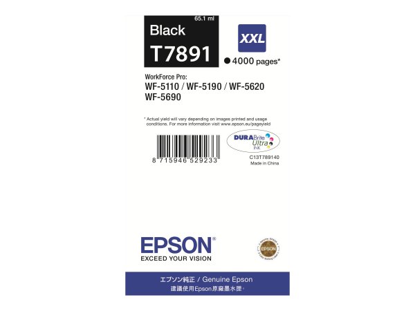 Epson Tanica Nero - Resa extra elevata (super) - Inchiostro a base di pigmento - 1 pz