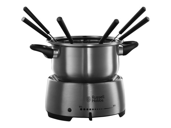 George Foreman Russell Hobbs Fiesta - 6 persona(e) - 2 L - Nero - Stainless steel - Rotondo - Stainl