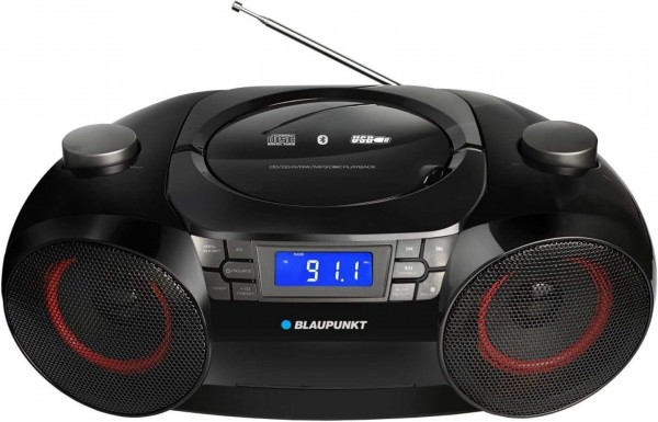 Blaupunkt BB30BT - 1,96 kg - Nero - Lettore CD portatile