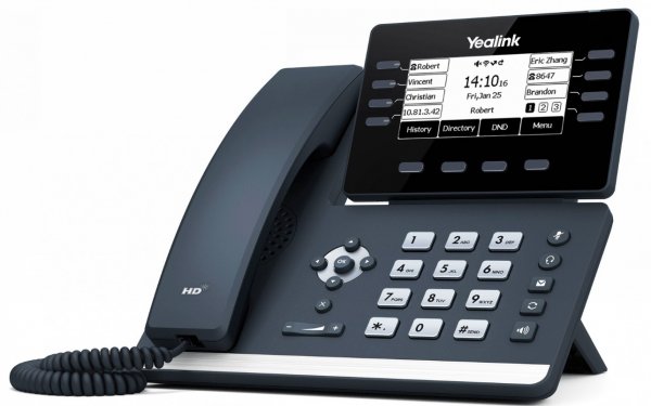 Yealink SIP-T53 - IP Phone - Grigio - Cornetta cablata - Scrivania/Parete - In-band - Out-of band -