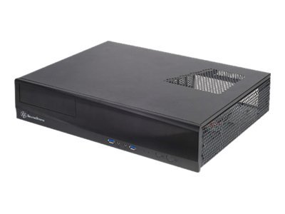 SilverStone ML03 - HTPC - PC - Nero - micro ATX - Mini-ATX - Mini-ITX - Alluminio - Plastica - SECC