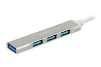 iBOX HUB I-BOX 4-PORT, USB3.0+ USB 2.0, SLIM - Corsa - 4-port