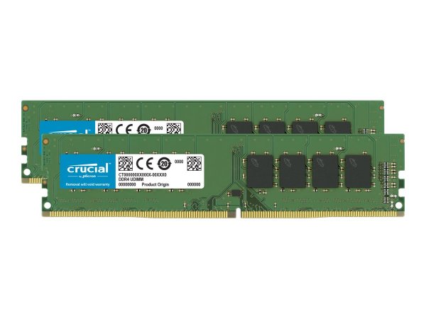 Crucial CT2K32G4DFD832A - 64 GB - 2 x 32 GB - DDR4 - 3200 MHz - 288-pin DIMM